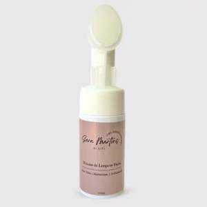 mousse de limpeza para skincare marca sara martins